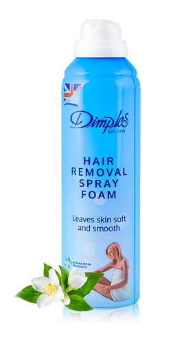 Dimples hair removal spray foam